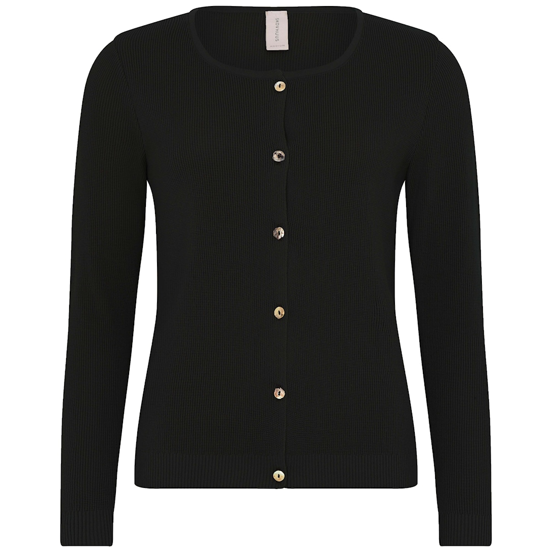 Skovhuus Kvinde Strik Cardigan Black XXL