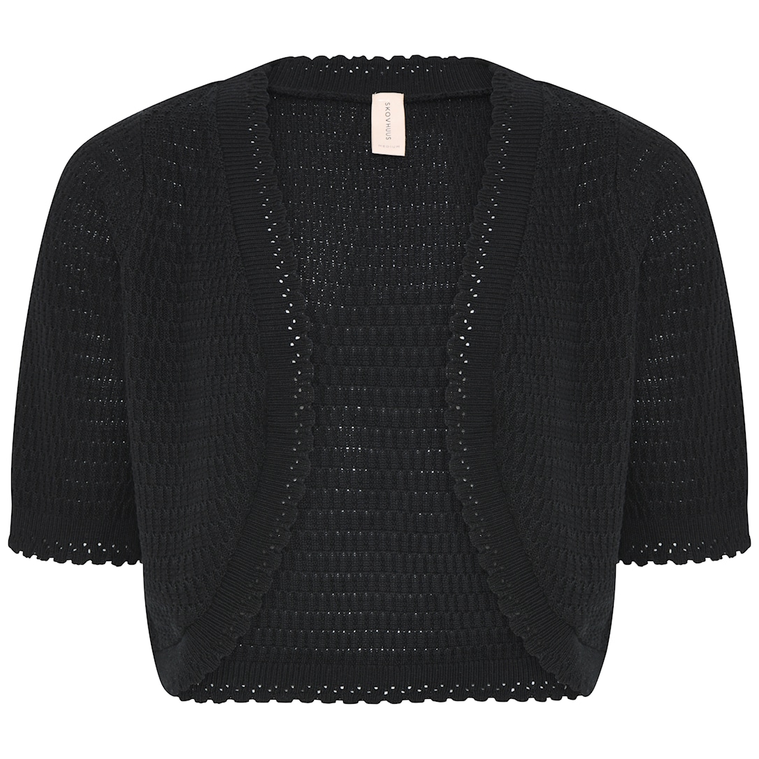 Skovhuus Kvinde Strik Bolero Black M