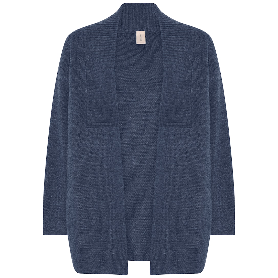 Skovhuus Kvinde Strik Cardigan Indigo XL