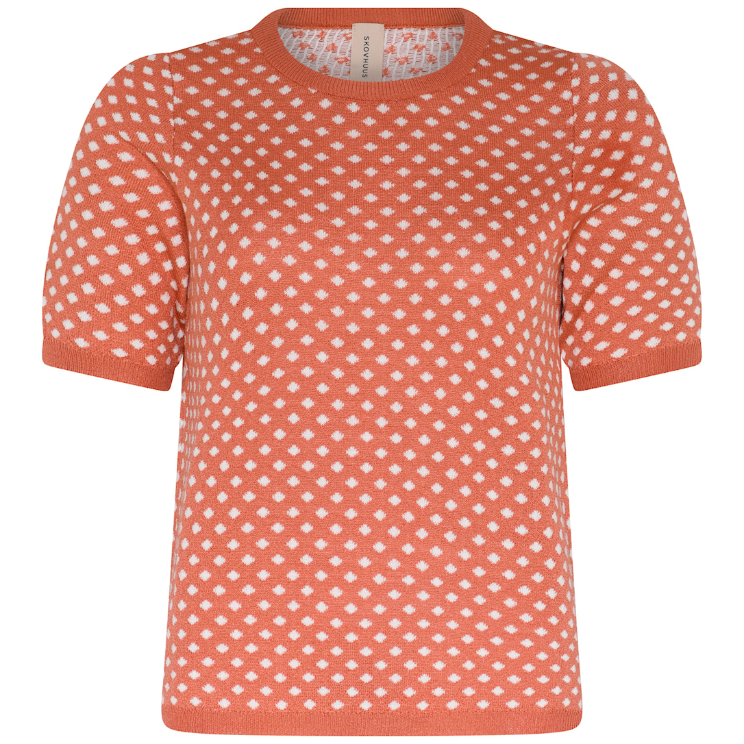 Skovhuus Kvinde Rosa T-shirt Orange M