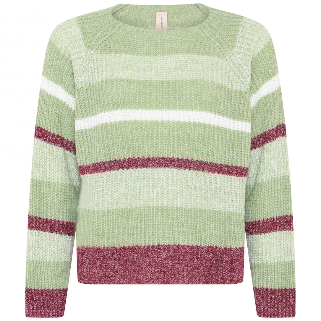 Skovhuus Kvinna Stickad Tröja Fennel Green S