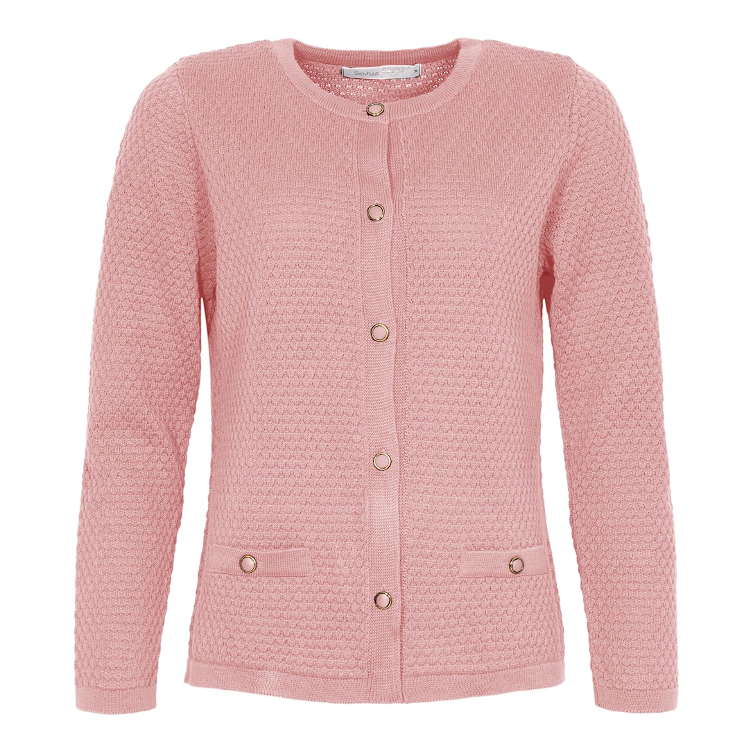 Skovhuus Kvinde Alba Cardigan Geranium Pink