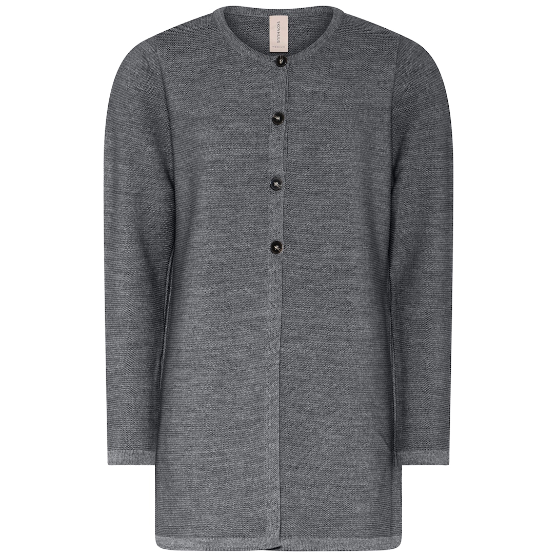 Skovhuus Kvinde Strik Cardigan Zink Grey M
