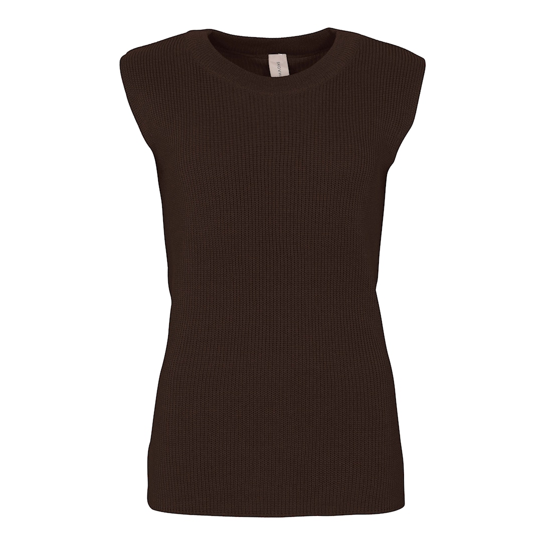Skovhuus Kvinde Amelia Vest Chocolate Brown S
