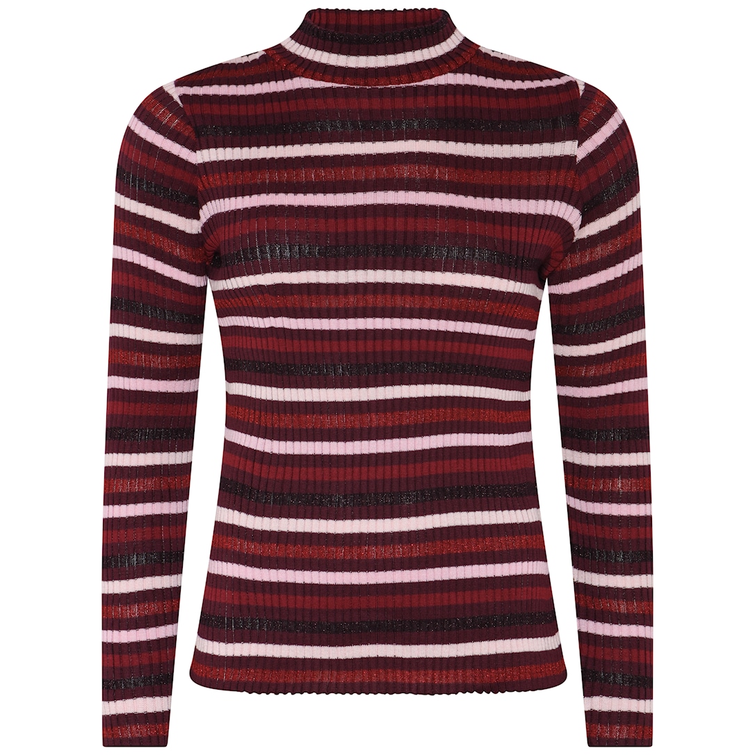 Skovhuus Kvinde Alina Turtelneck Blackberry / Venetian Red M