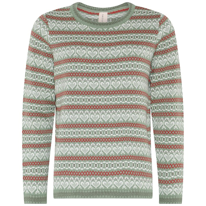 Skovhuus Kvinde Bella Julesweater Fennel Green