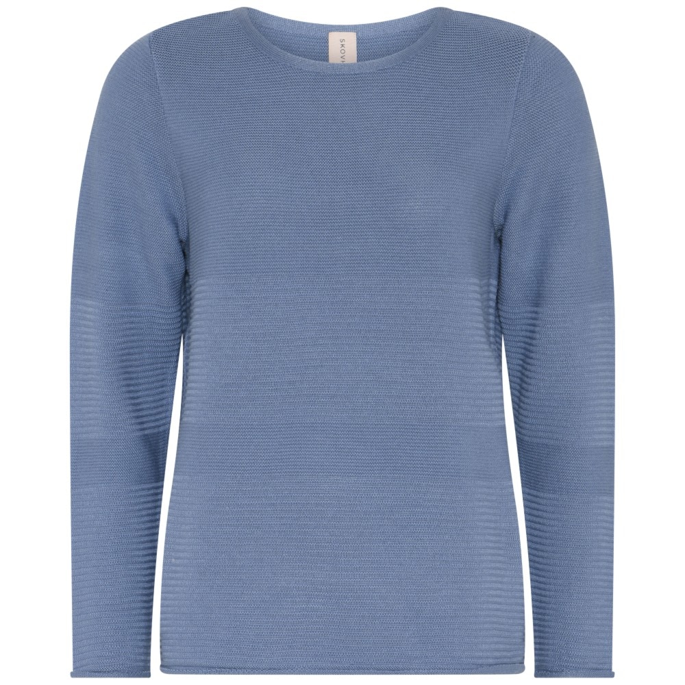 Skovhuus Kvinde Thora Trøje Peal Blue S