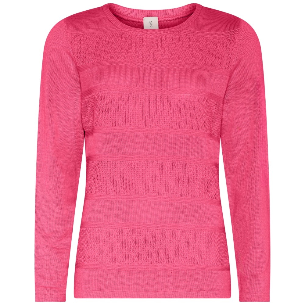 Skovhuus Kvinde Ulla Strikbluse Lolli Pink S
