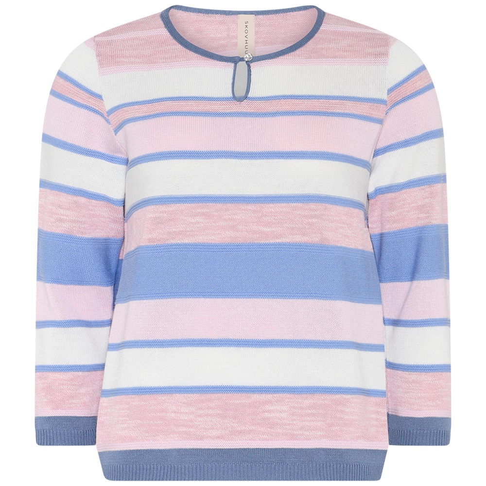 Skovhuus Kvinde Filippa Bluse m. Detalje Peal Blue S