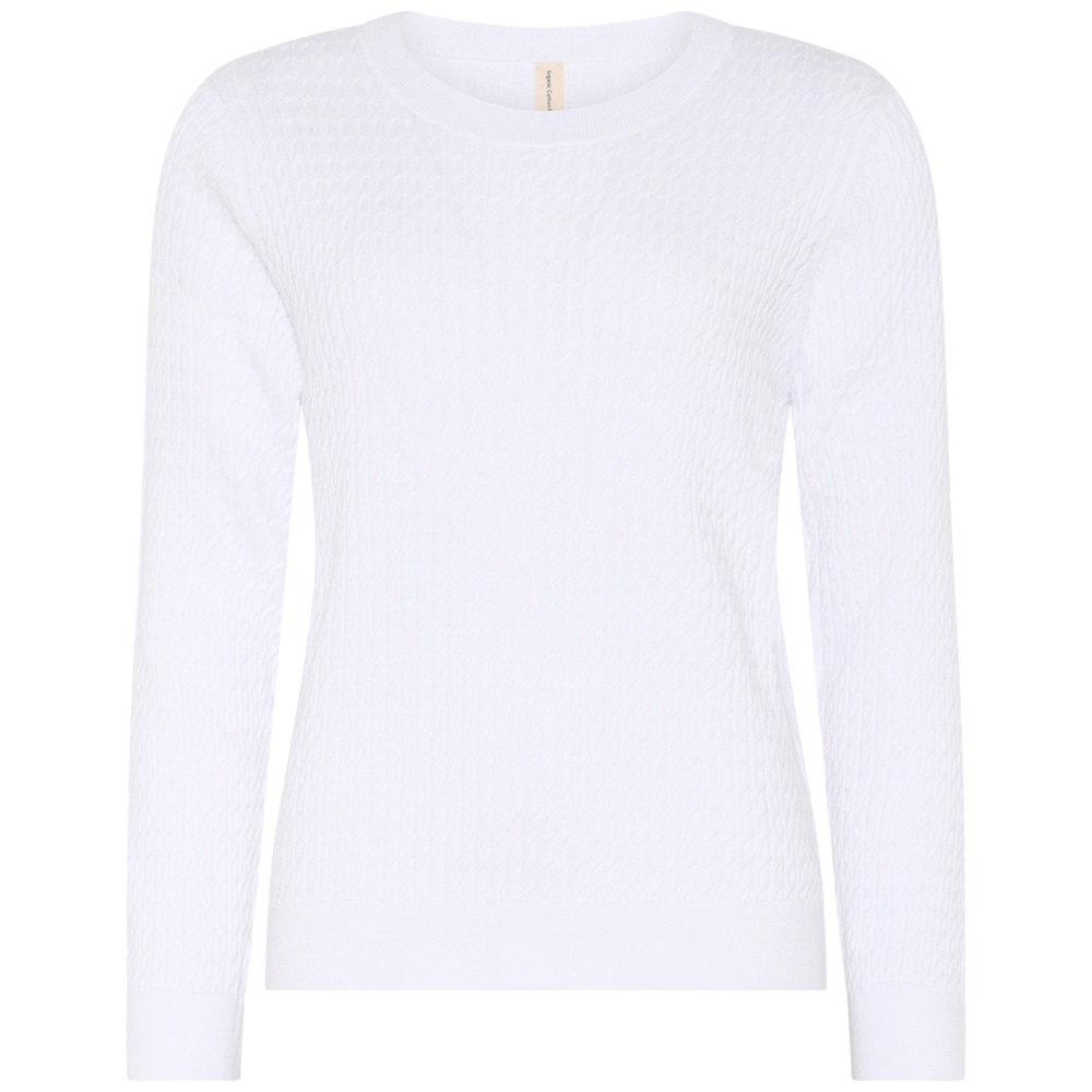 Skovhuus Kvinde Merle Strikbluse White S