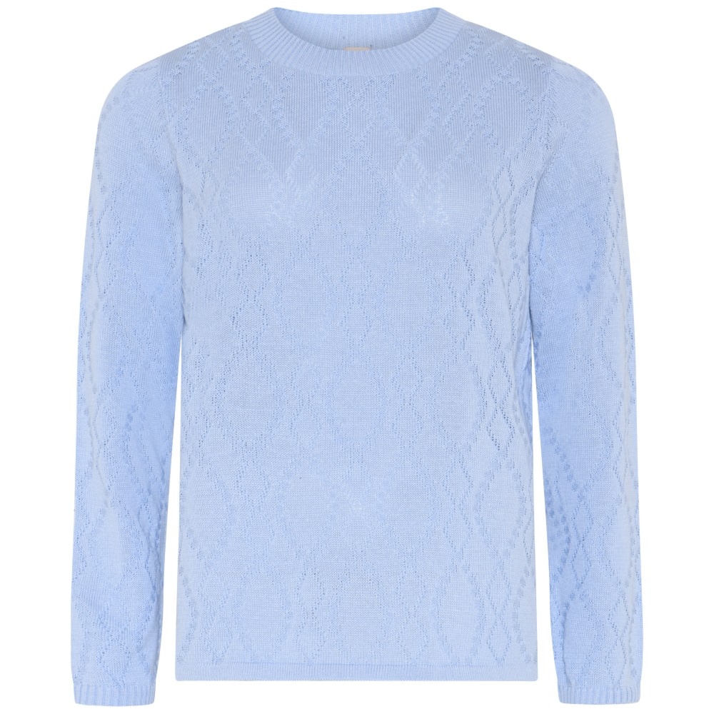 Skovhuus Kvinde Vinnie Strikbluse Light Blue S