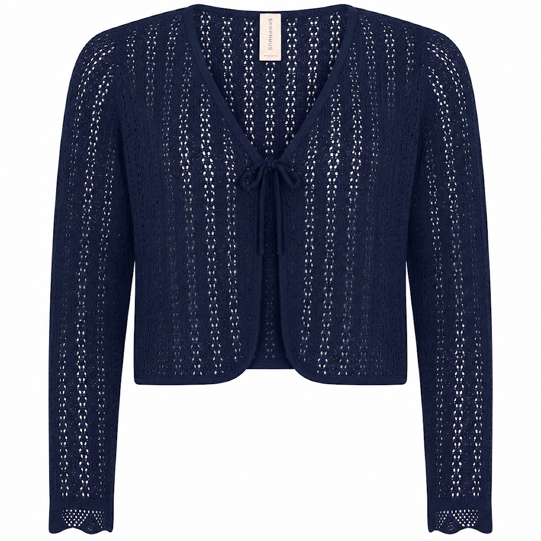 Skovhuus Kvinde Rita Langærmet Bolero Marine Blue S