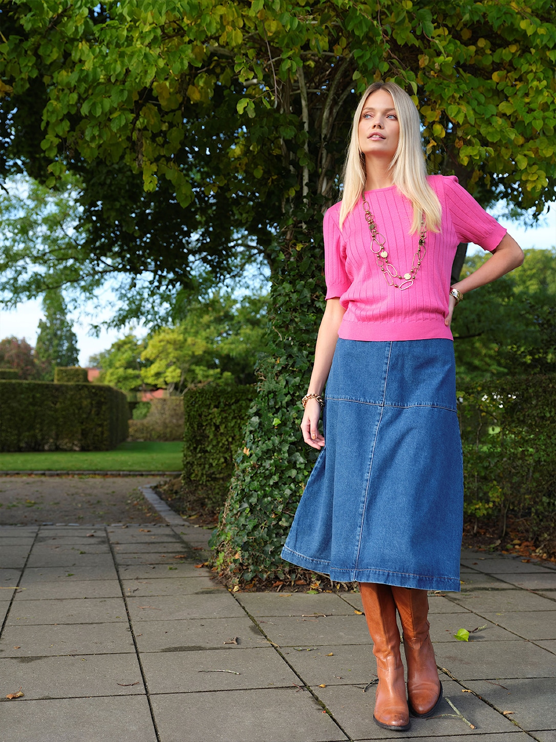 Skovhuus Kvinde Victoria T-shirt Lolli Pink L
