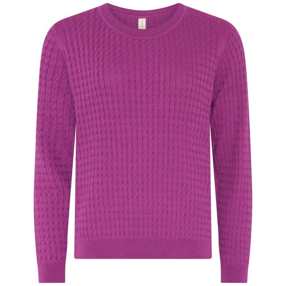 Skovhuus Kvinde Merle Strikbluse Dewberry Lilac M